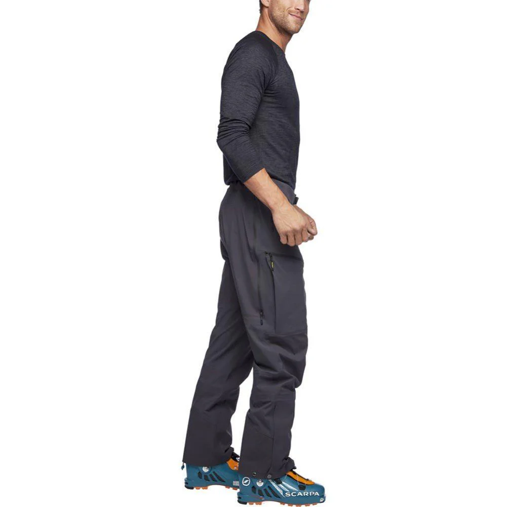 Black Diamond Dawn Patrol Hybrid Snow Sports Pants (Carbon) - Image 3
