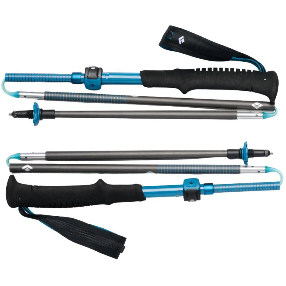 Black Diamond Distance Carbon FLZ Trekking/Running Poles 125cm (Desert Sky) - Image 2