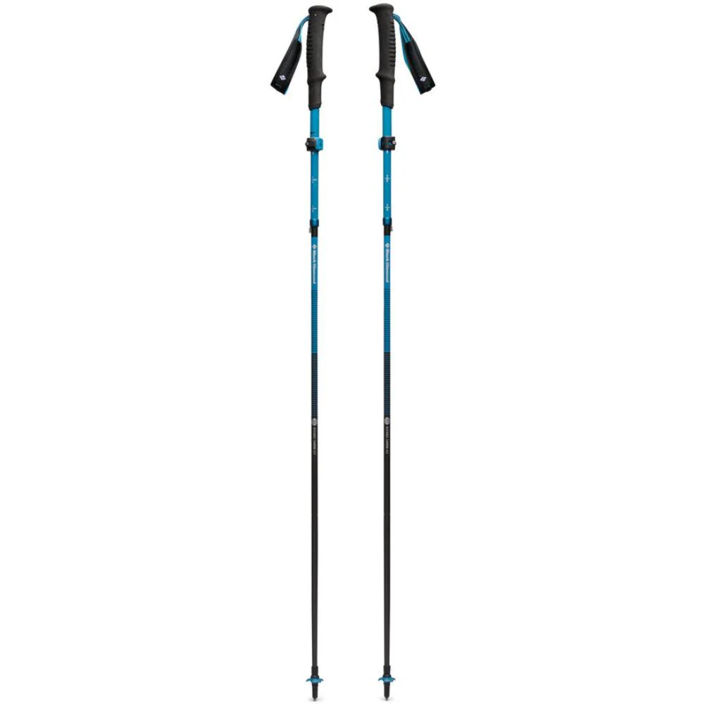Black Diamond Distance Carbon FLZ Trekking/Running Poles 140cm (Desert Sky) - Image 3