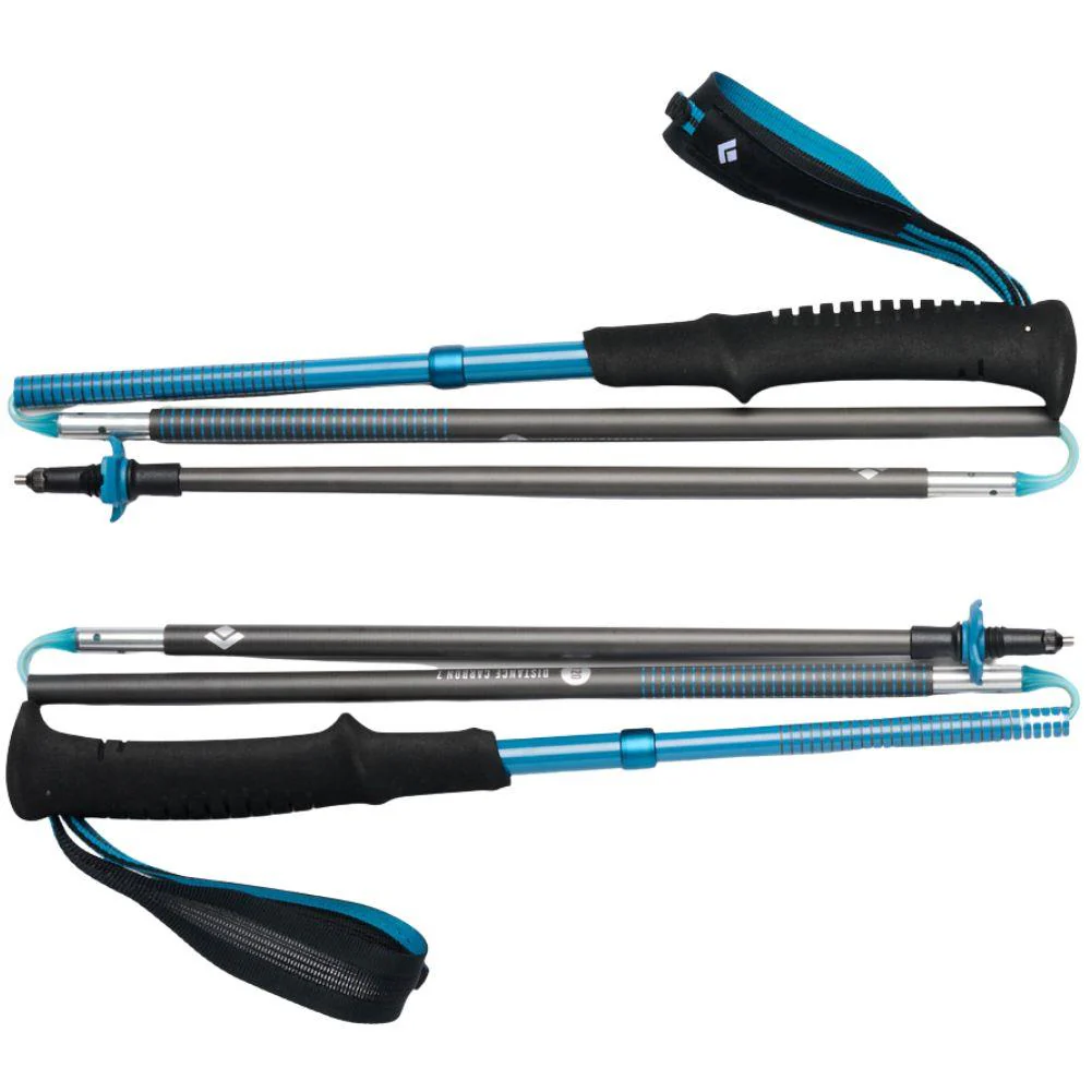 Black Diamond Distance Carbon Z Trekking/Running Poles 120cm (Desert Sky) - Image 3