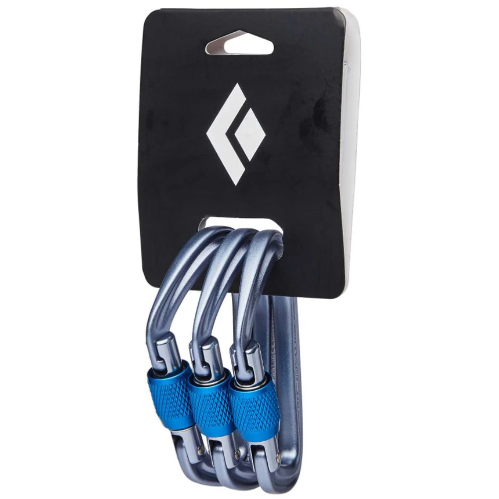 Black Diamond Hotforge Screwgate Carabiner - 3 Pack - Image 2