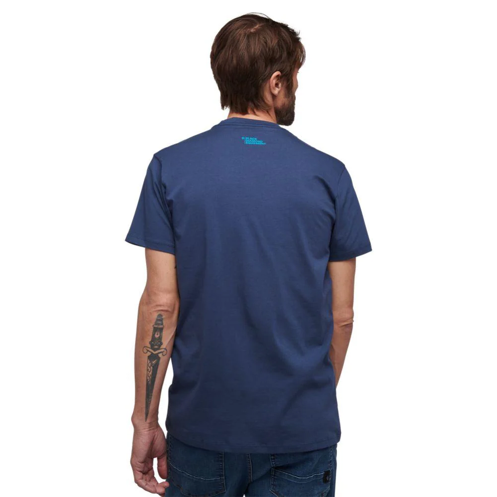 Black Diamond Men's Multisport Short Sleeve Tee (Ink Blue) - Image 3