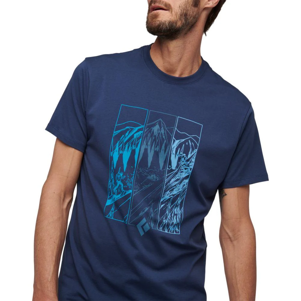 Black Diamond Men's Multisport Short Sleeve Tee (Ink Blue) - Image 4