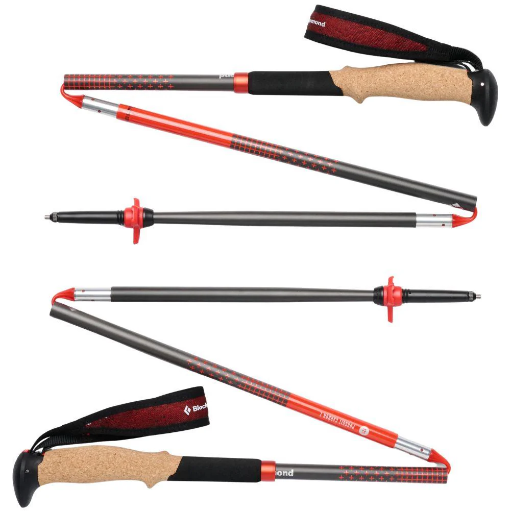 Black Diamond Pursuit Carbon Z Poles - 120cm (Octane)