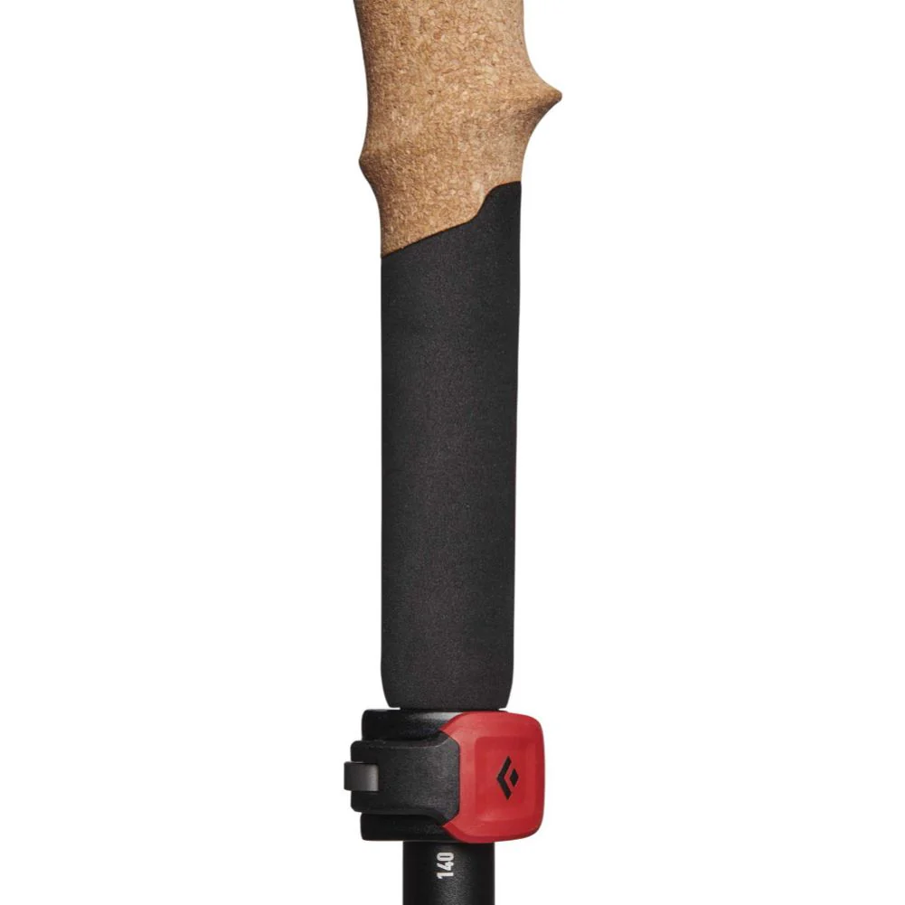 Black Diamond Pursuit FLZ Trekking Poles - M/L Grip Size (Black/Octane) - Image 6