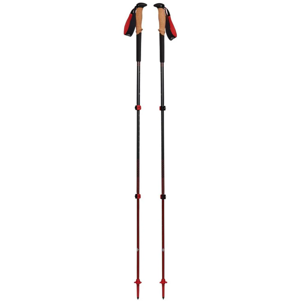 Black Diamond Pursuit Trekking Poles M/L Grip 100-140cm (Charcoal/Octane) - Image 2