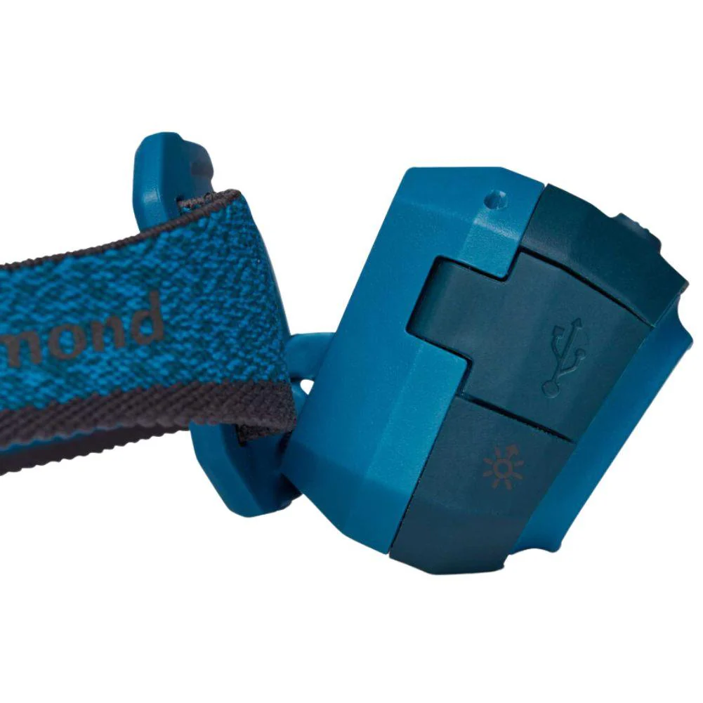 Black Diamond Storm 500 Lumen Rechargeable Head Torch (Azul) - Image 4