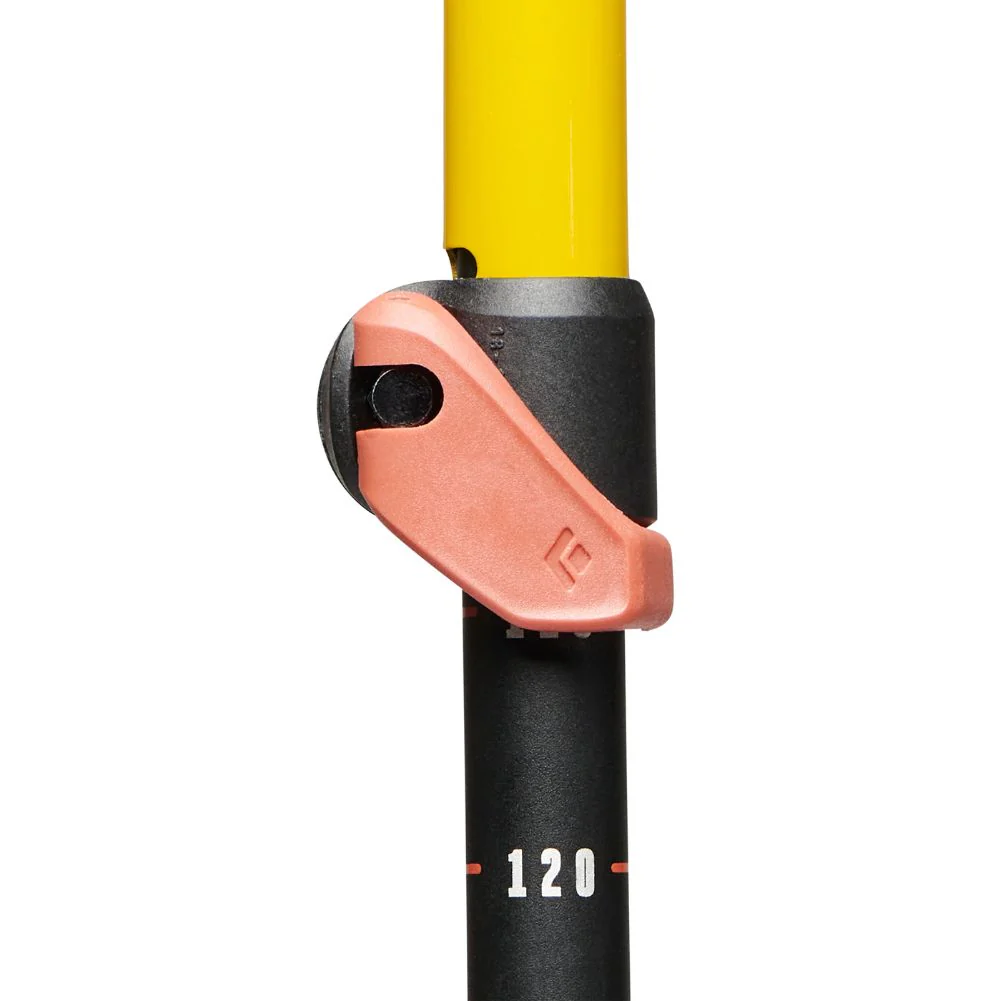 Black Diamond Traverse 3 Ski Poles - 140cm (Sulphur Green) - Image 4
