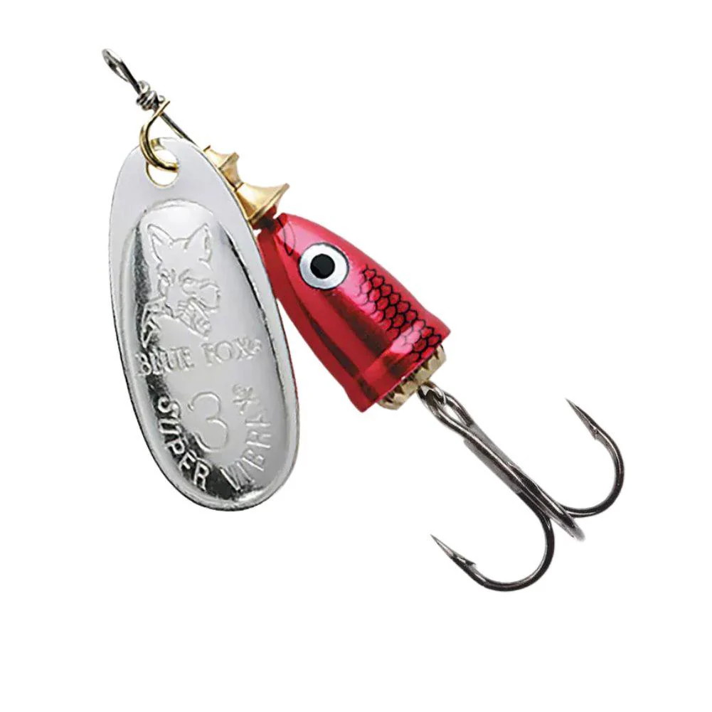 Blue Fox Vibrax Shad Fishing Spinner Lure (Red Shad)