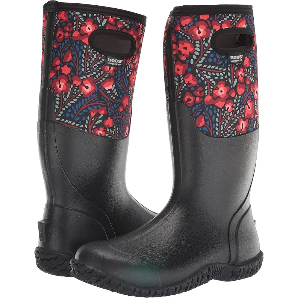 Bogs Women's Mesa Super Flowers Wellington Boots - Image 6