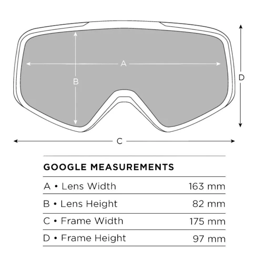 Bollé Unisex Bedrock Snow Sports Goggles (White Matte/Vermillon) - Image 3