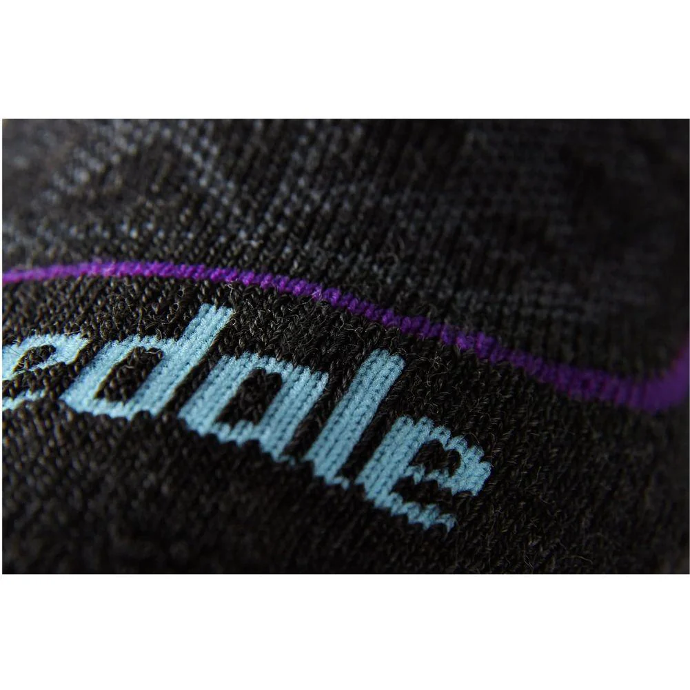 Bridgedale Women's Midweight Merino Endurance Over Calf Ski Socks (Graphite Purple) - Image 3