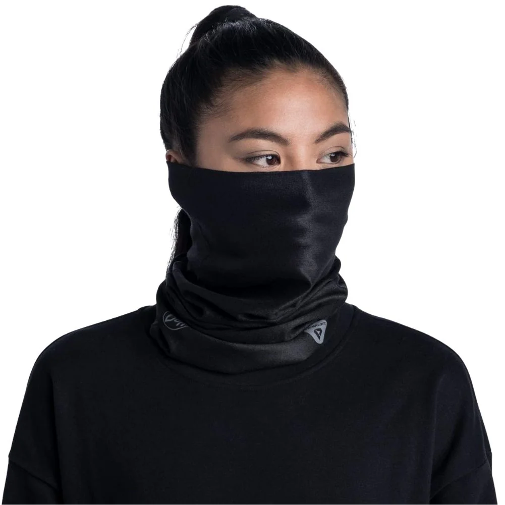 Buff ThermoNet Neckwarmer Face Cover (Solid Black) - Image 5