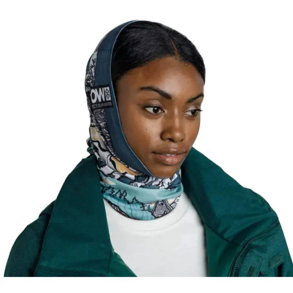 Buff ThermoNet Neckwear (Pow Lixot Green) - Image 4