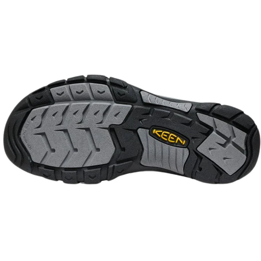 Keen Men's Newport Leather Sandal (Black/Steel Grey) - Image 6
