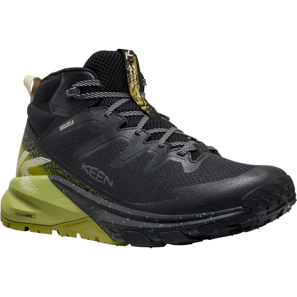 Keen Men's Targhee Apex Mid Waterproof Hiking Boot (Black/Golden Cypress)