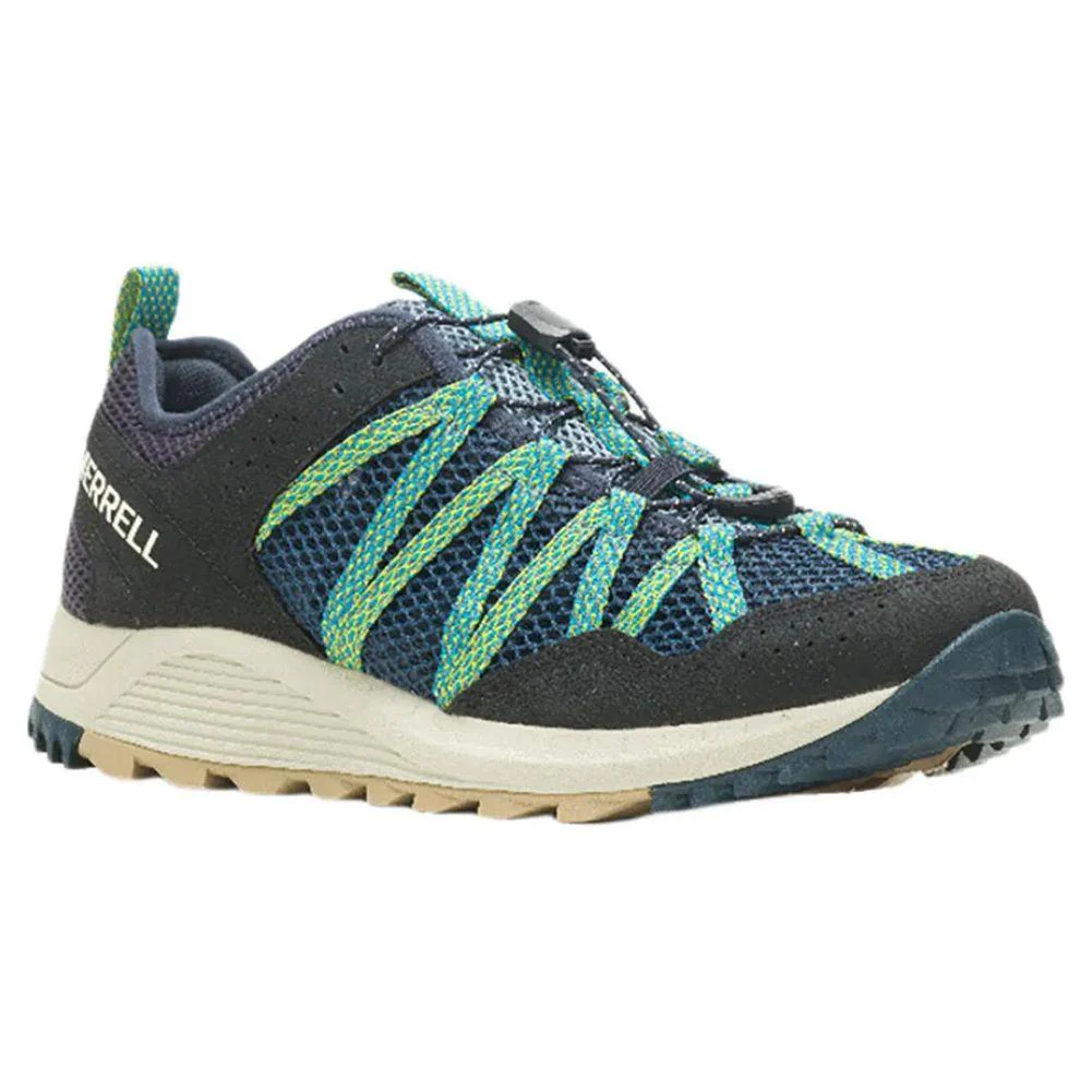 Merrell Men's Wildwood Aerosport Walking Shoe (Navy/Oyster)