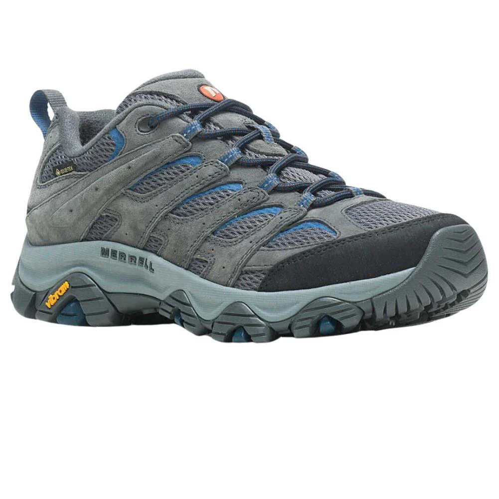 Merrell Men's Moab 3 GORE-TEX Walking Shoes (Granite/Poseidon) - Image 3