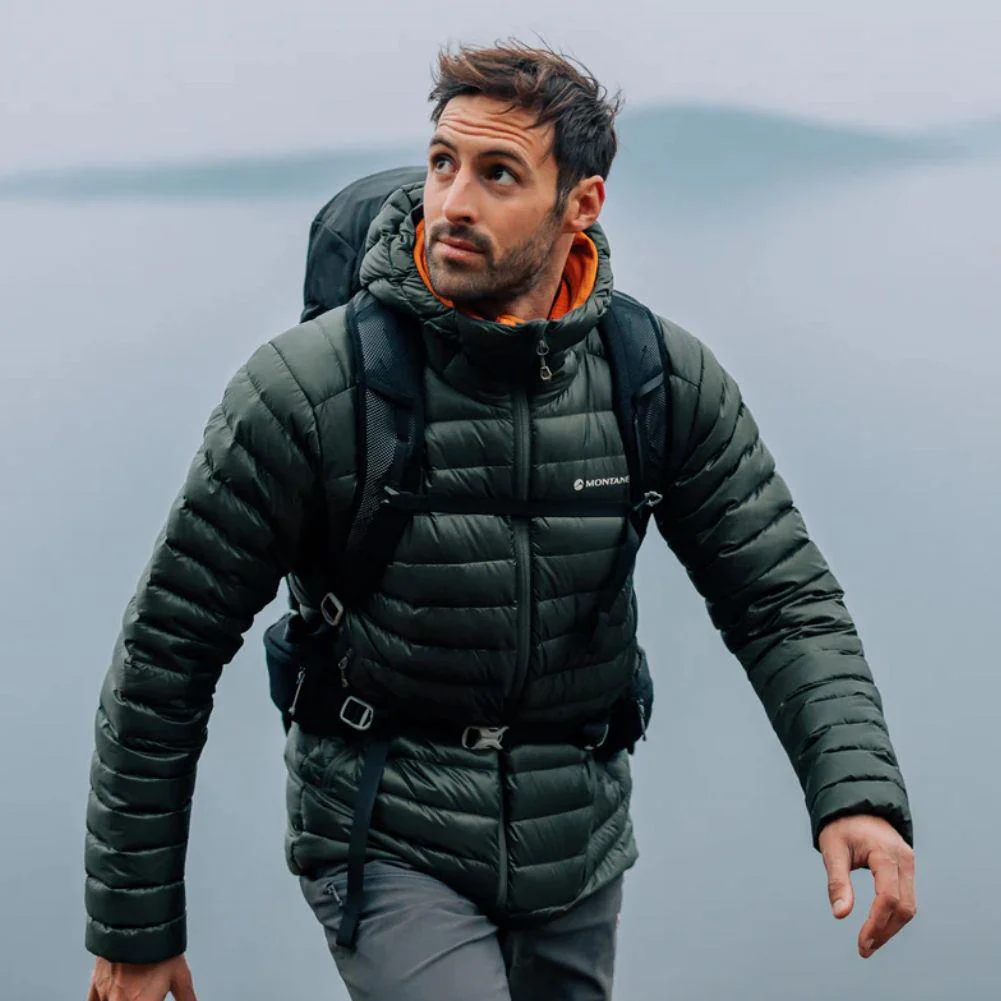Montane Men's Anti-Freeze Packable Hooded Down Jacket (Oak Green) - Image 11