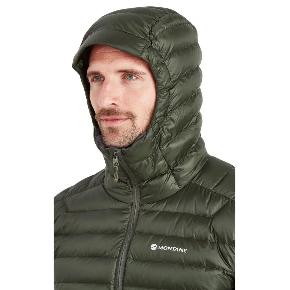 Montane Men's Anti-Freeze Packable Hooded Down Jacket (Oak Green) - Image 5
