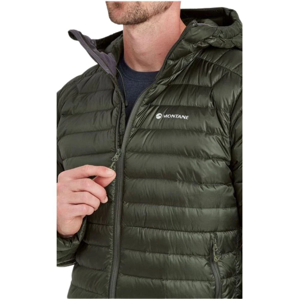 Montane Men's Anti-Freeze Packable Hooded Down Jacket (Oak Green) - Image 8