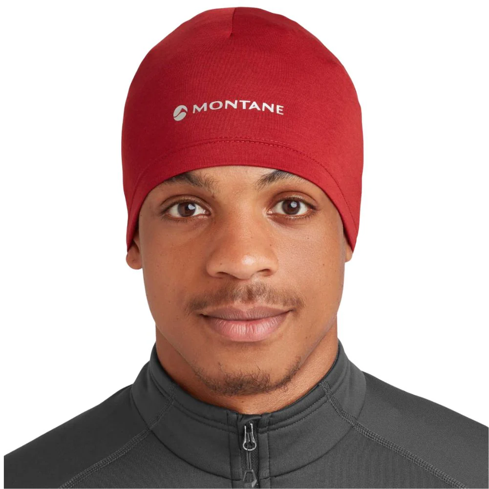 Montane Men's Dart XT Thermal Beanie Hat (Acer Red) - Image 2
