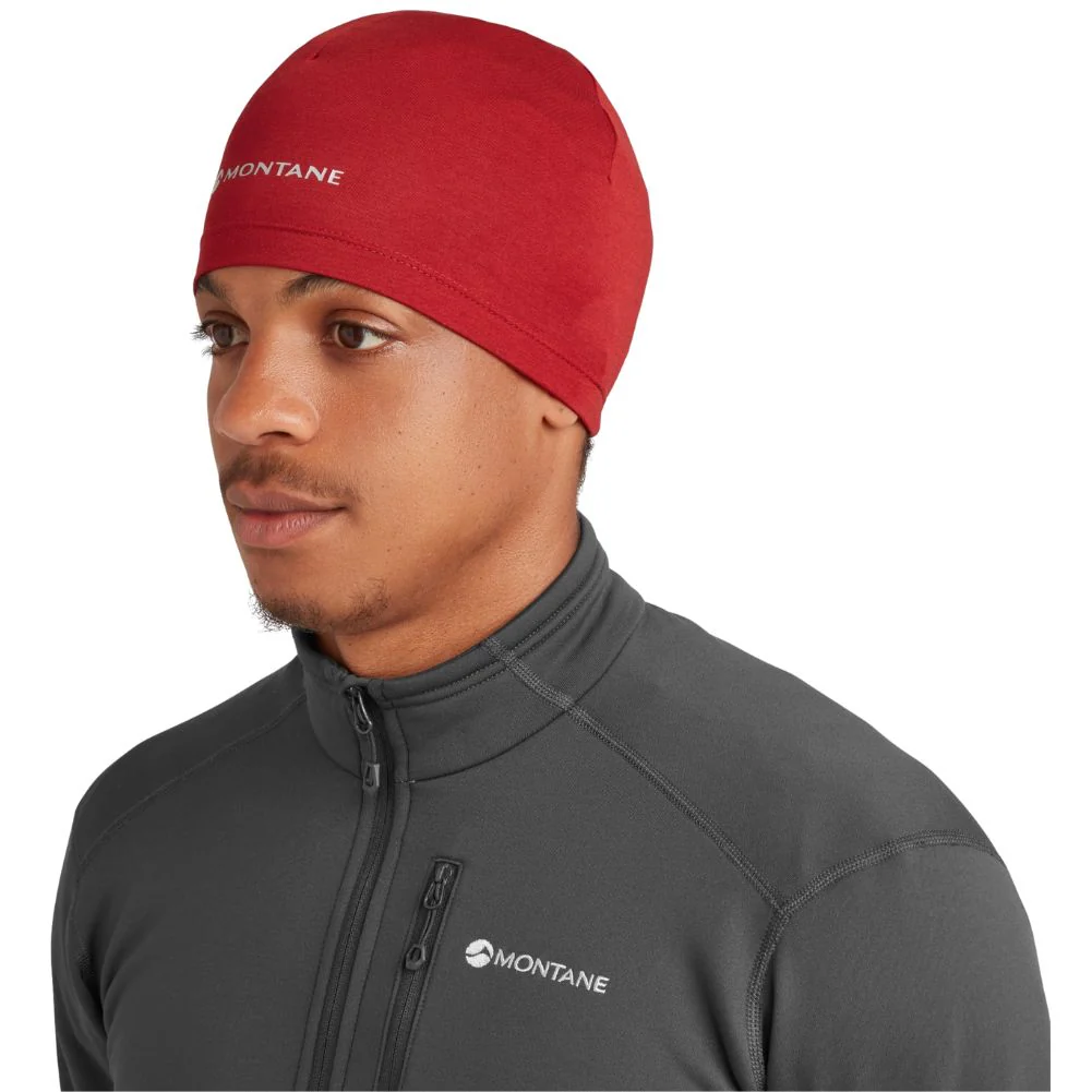 Montane Men's Dart XT Thermal Beanie Hat (Acer Red) - Image 3