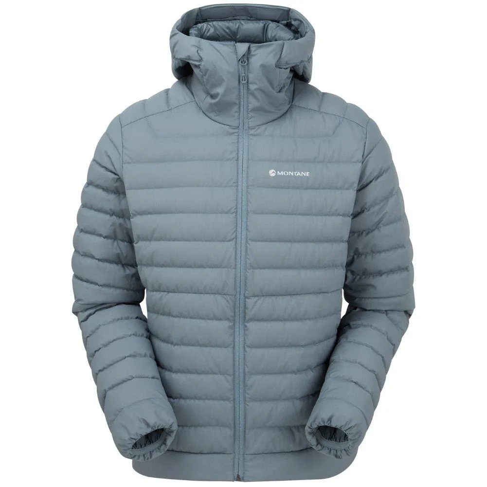 Montane Men's Resolve Hooded Down Jacket (Stone Blue)