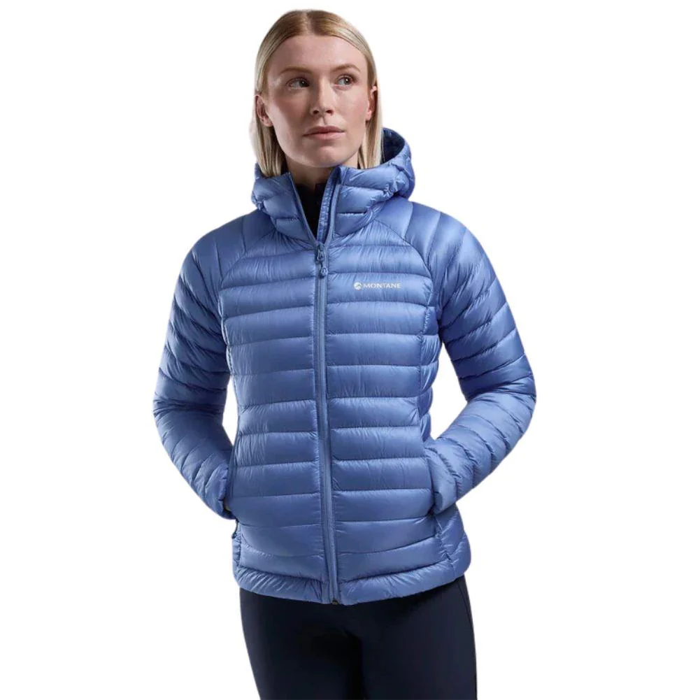 Montane Women's Anti-Freeze Hooded Down Jacket - 2024 (Cornflower) - Image 3