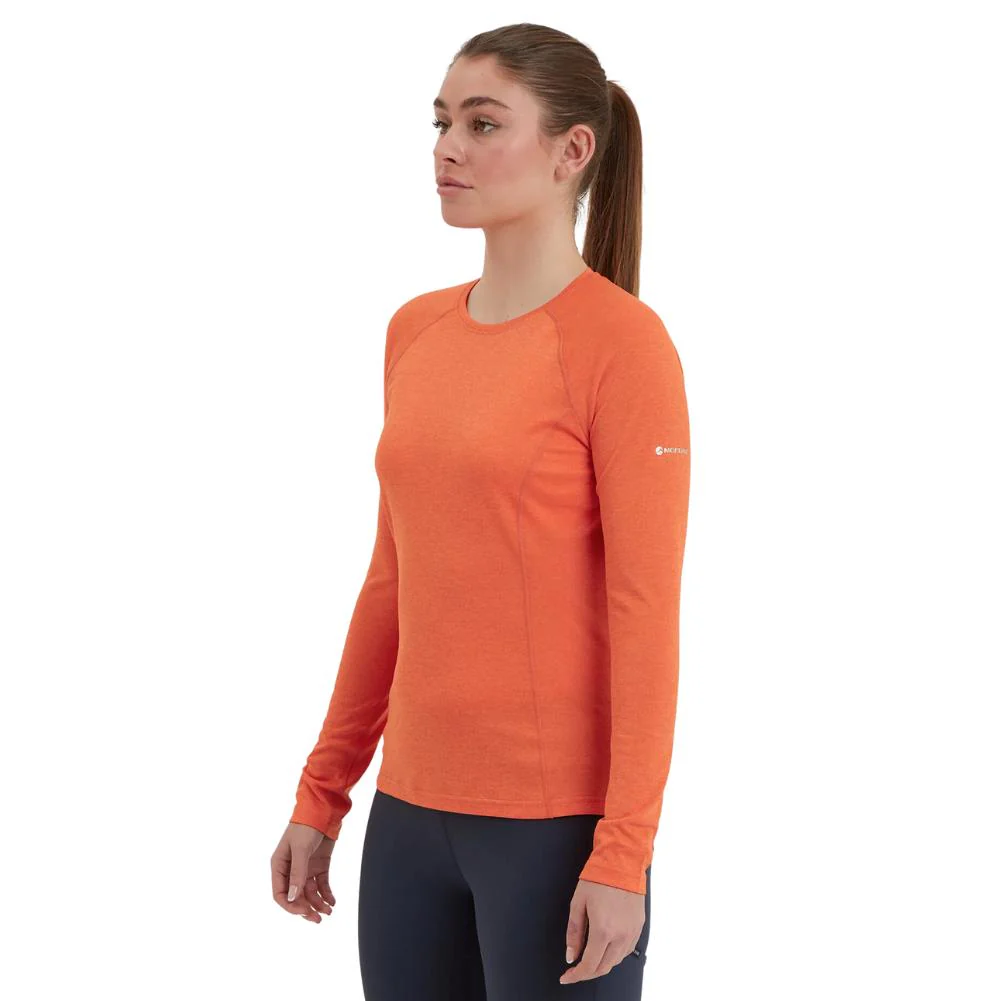 Montane Women's Dart Long Sleeve T-Shirt (Tigerlily) - Image 3