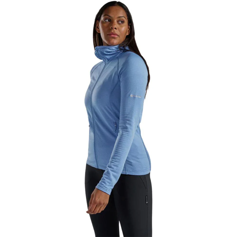Montane Women's Protium Lite Hooded Fleece Jacket (Cornflower) - Image 3