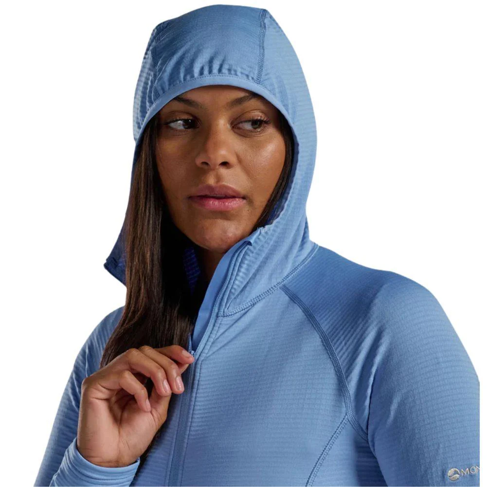 Montane Women's Protium Lite Hooded Fleece Jacket (Cornflower) - Image 6