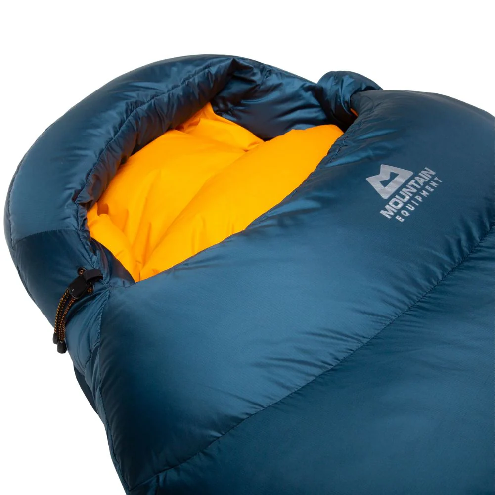 Mountain Equipment Helium 400 Long Down Sleeping Bag (Majolica Blue) - Image 4