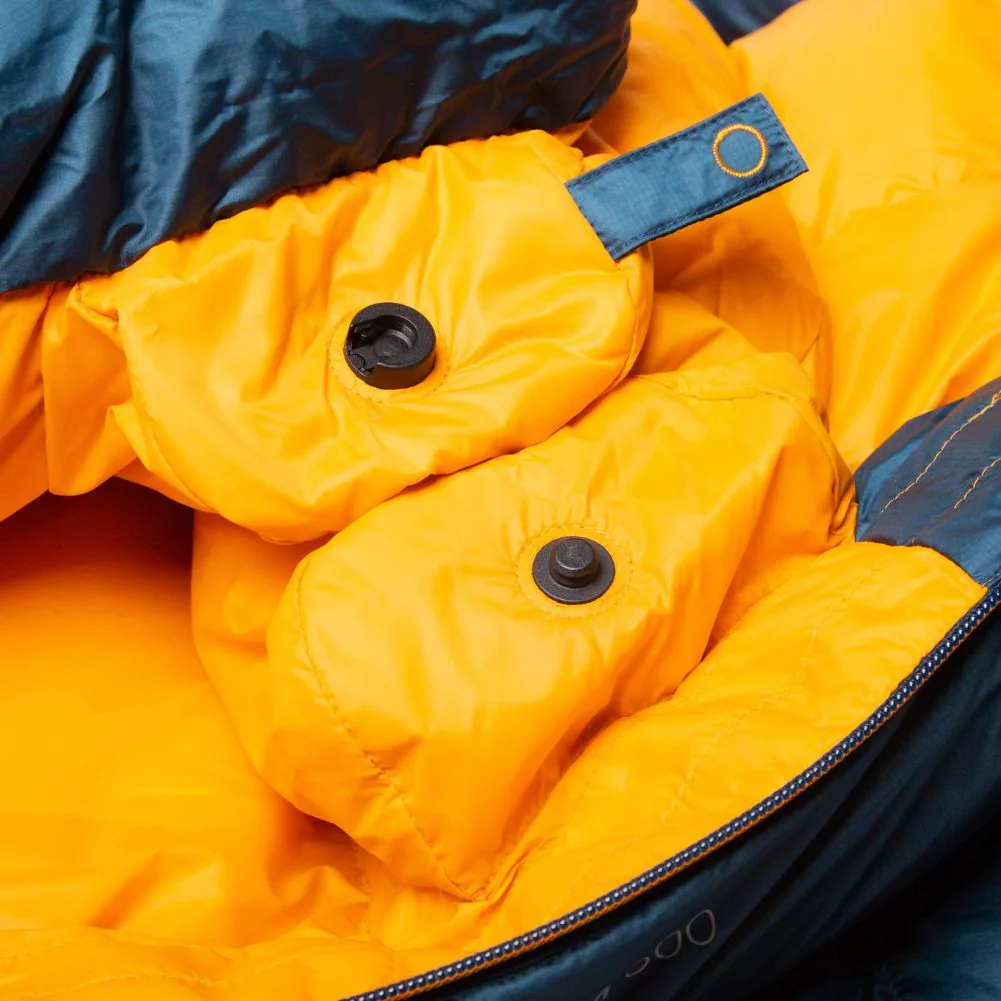 Mountain Equipment Helium 400 Long Down Sleeping Bag (Majolica Blue) - Image 5
