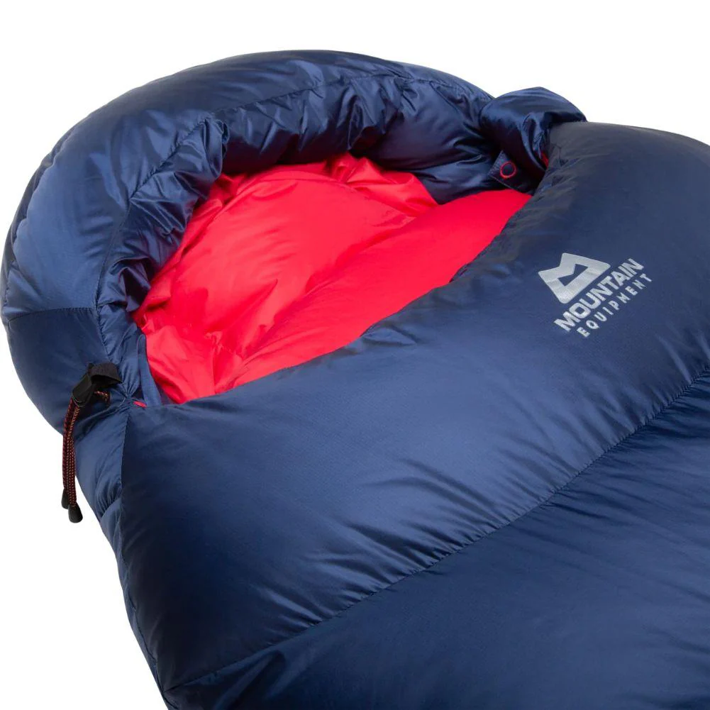 Mountain Equipment Helium Women's 400 Regular Down Sleeping Bag - Left Zip (Medieval Blue) - Image 4