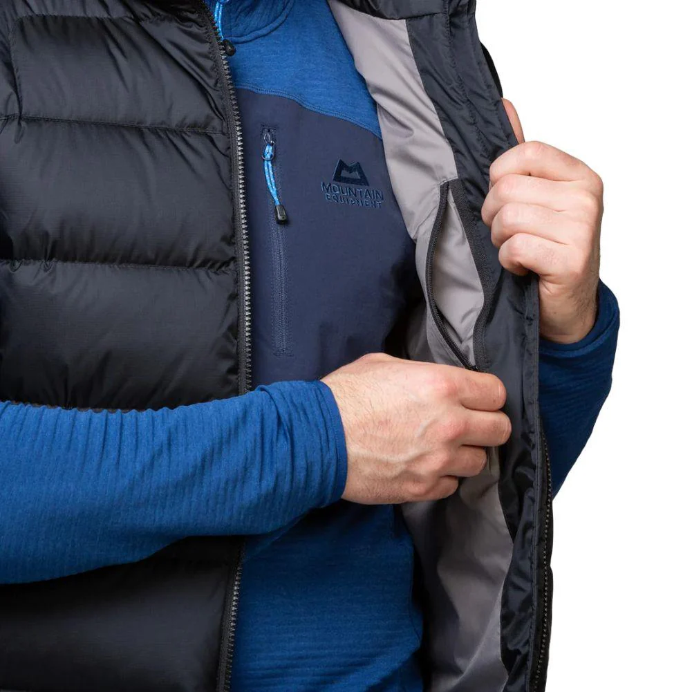 Mountain Equipment Men's Lightline Down Vest (Black) - Image 5