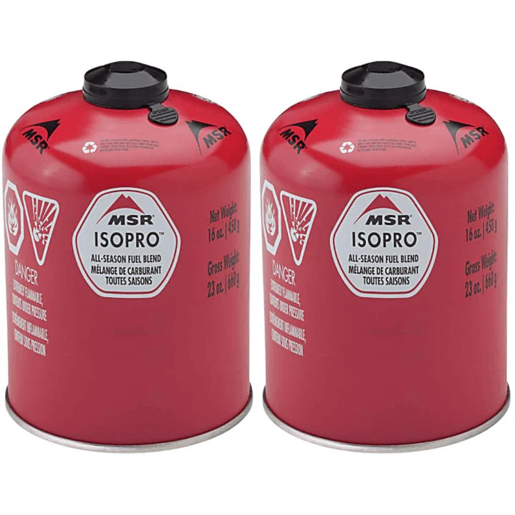 MSR IsoPro Fuel Gas Cartridge - 450g (2 Pack)