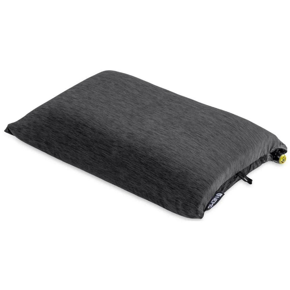 Nemo Equipment Fillo Backpacking & Camping Pillow (Black Pearl/Birch Bud) - Image 2