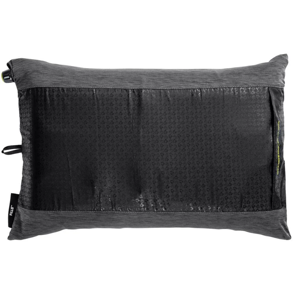 Nemo Equipment Fillo Backpacking & Camping Pillow (Black Pearl/Birch Bud) - Image 3