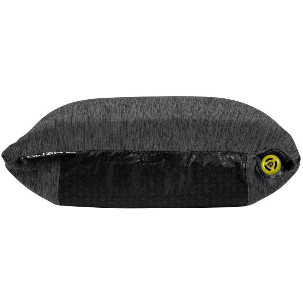 Nemo Equipment Fillo Backpacking & Camping Pillow (Black Pearl/Birch Bud) - Image 4