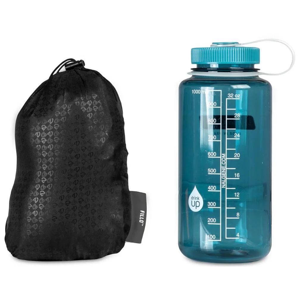 Nemo Equipment Fillo Backpacking & Camping Pillow (Black Pearl/Birch Bud) - Image 5