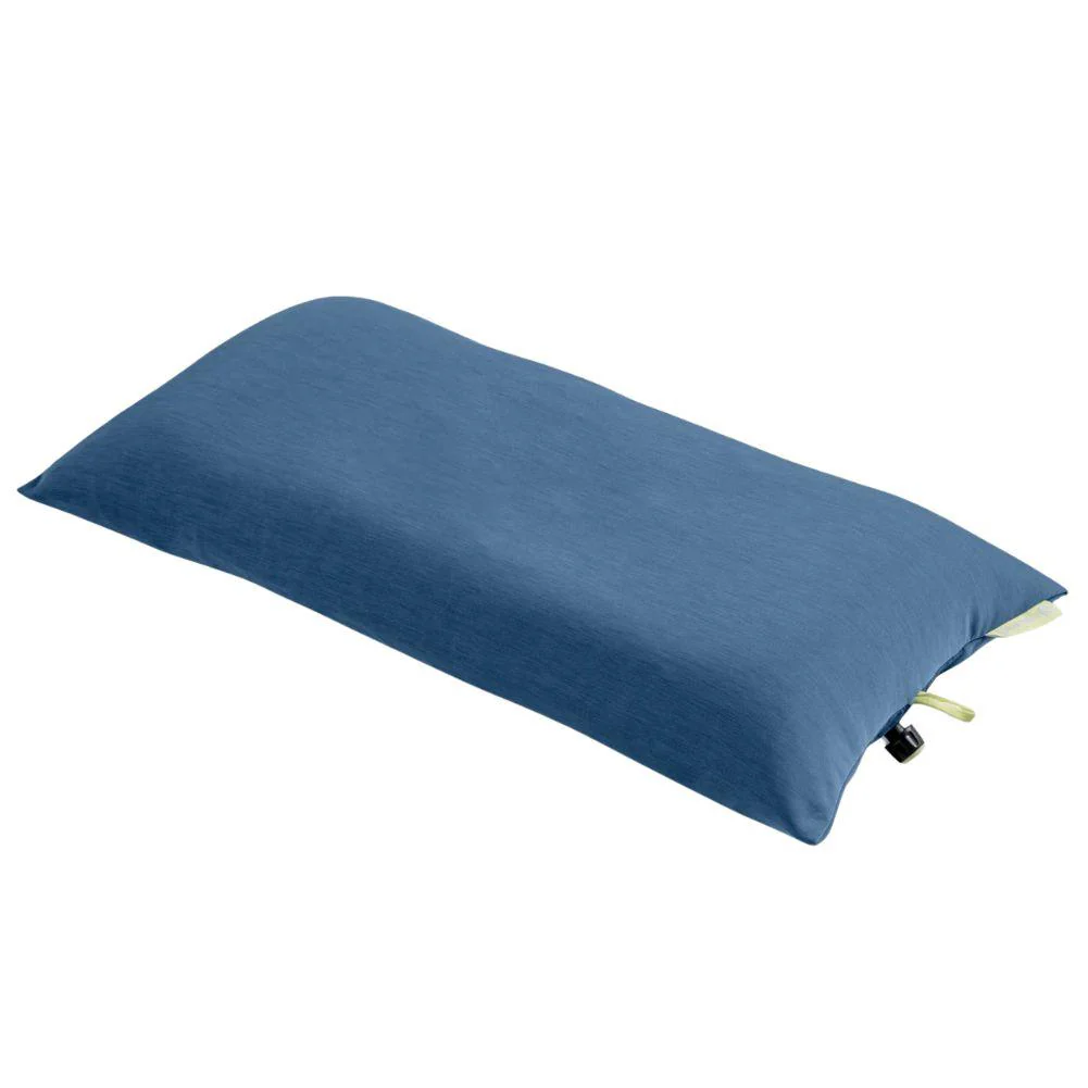 Nemo Equipment Fillo Elite Wide Ultralight Backpacking Pillow (Blue Horizon/Citron) - Image 3