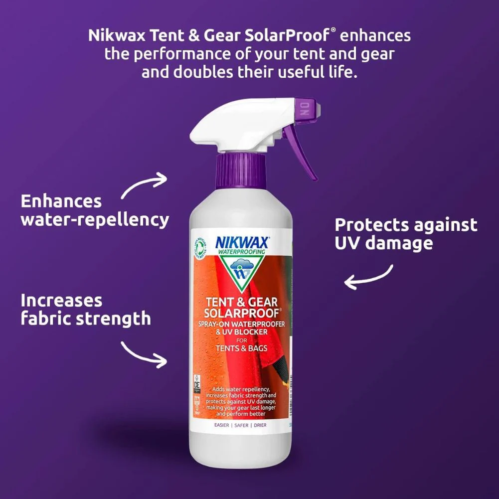 Nikwax Concentrated Tent and Gear Solar Proof 1 Litre - Image 4