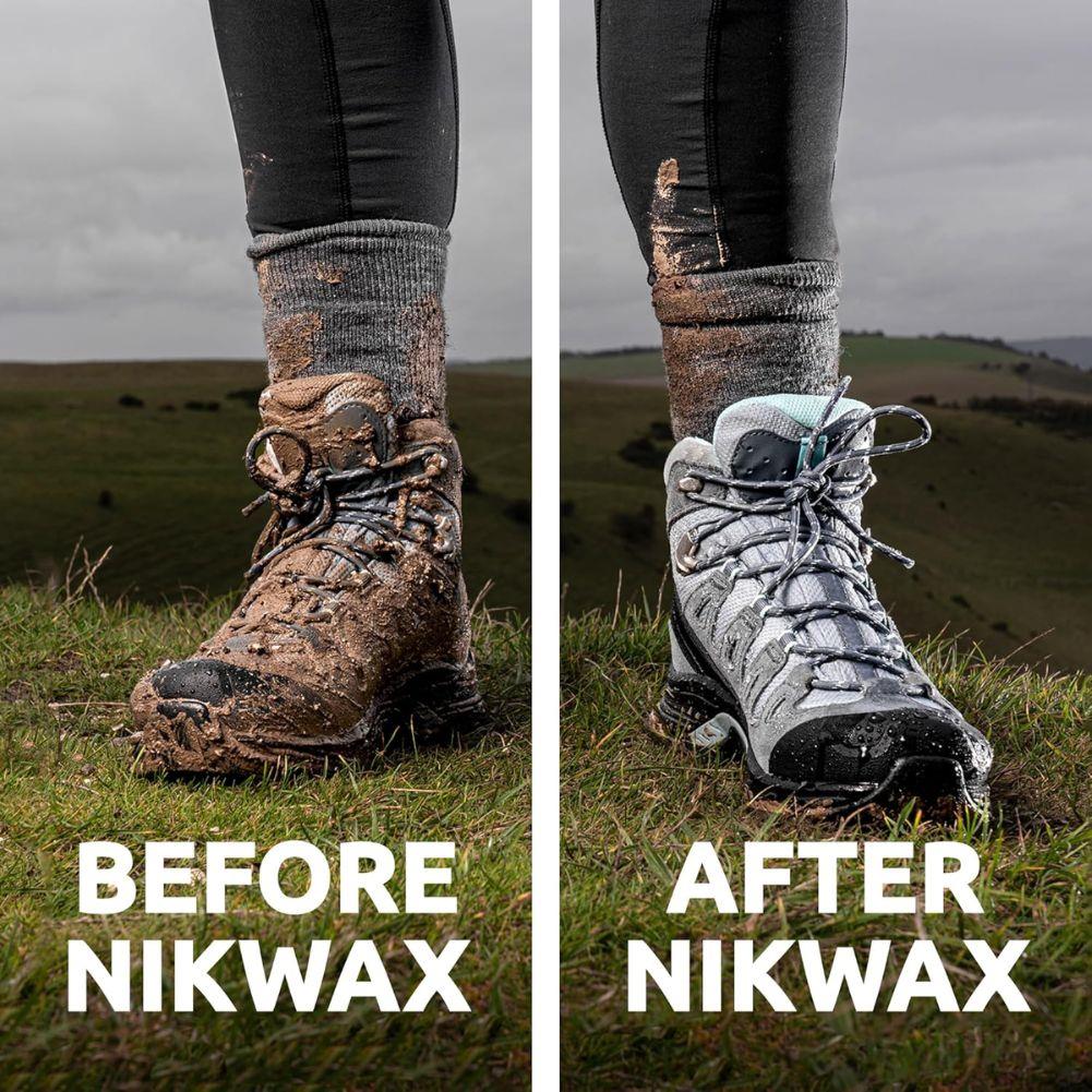 Nikwax Twin Fabric & Leather Spray/Footwear Cleaning Gel Spray 300ml - Image 3