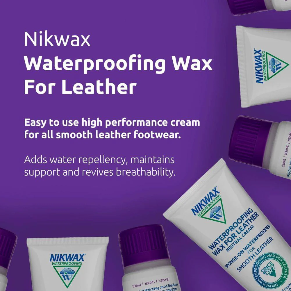 Nikwax Waterproofing Wax for Leather - 100ml (Cream/Neutral) - Image 2