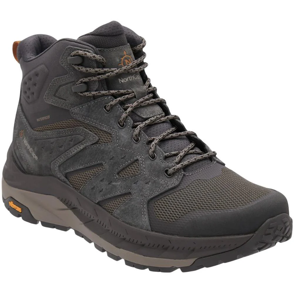 NorthCape Men's Trail Flyte Waterproof Mid Walking Boots (Beluga)