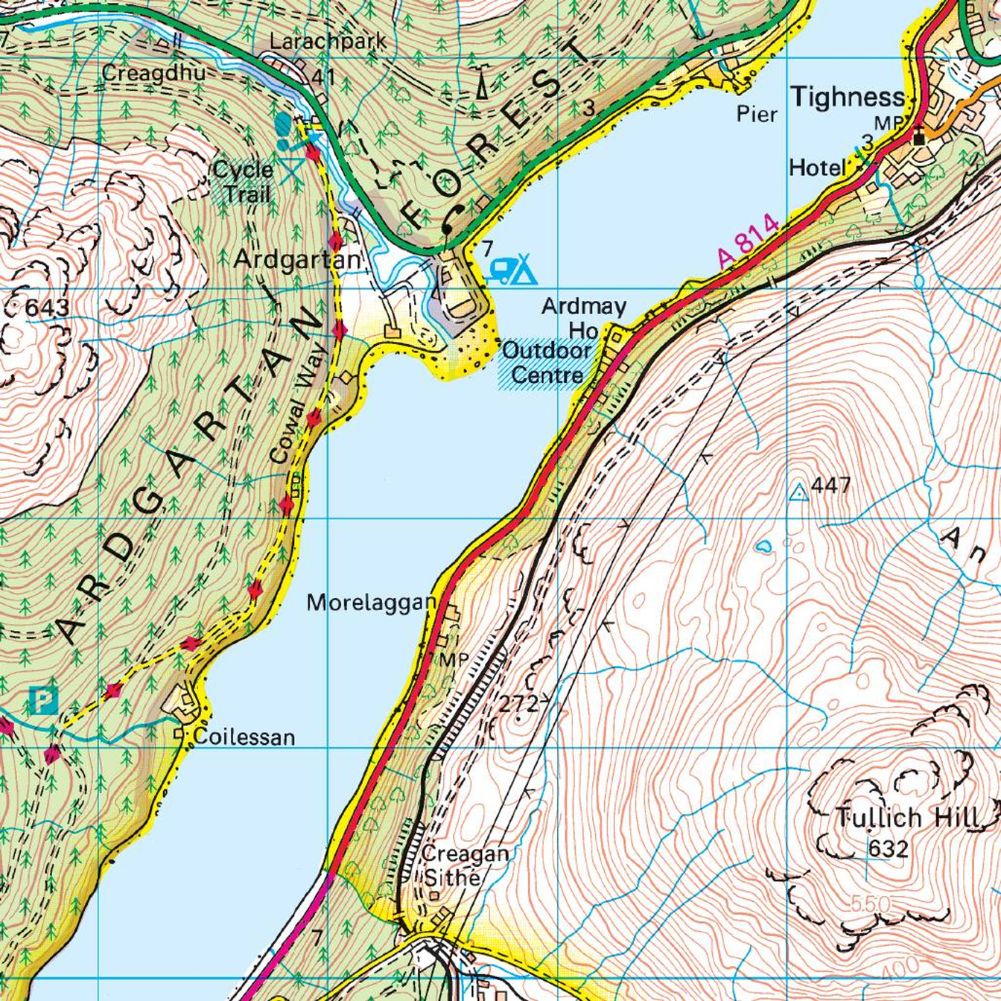 Ordnance Survey Landranger Map 56 - Loch Lomond & Inveraray - Image 5