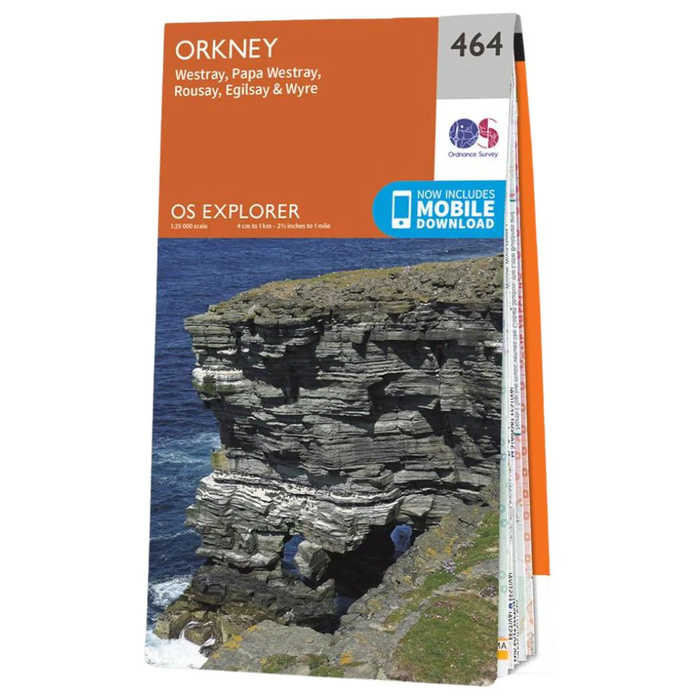 Ordnance Survey Explorer Map 464 Orkney - Westray, Papa Westray, Rousay, Egilsay & Wyre - Image 2