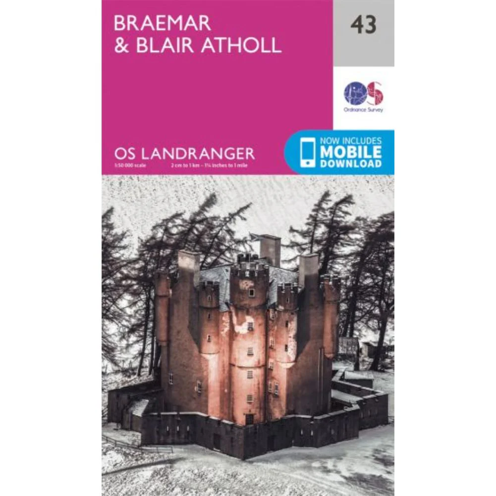 Ordnance Survey Landranger 43 Braemar & Blair Atholl