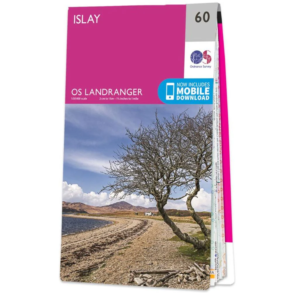 Ordnance Survey Landranger Map 60 Islay - Image 2